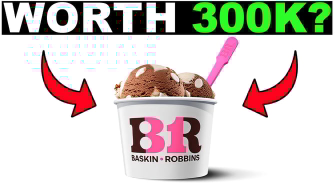 Worth-300K- Basking Robbins Ice Cream Franchise